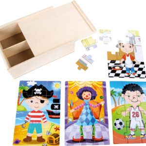 Puzzelbox Jongen in kostuum