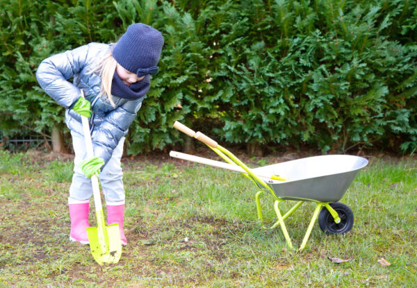 Kruiwagen met tuingereedschap - Afbeelding 2