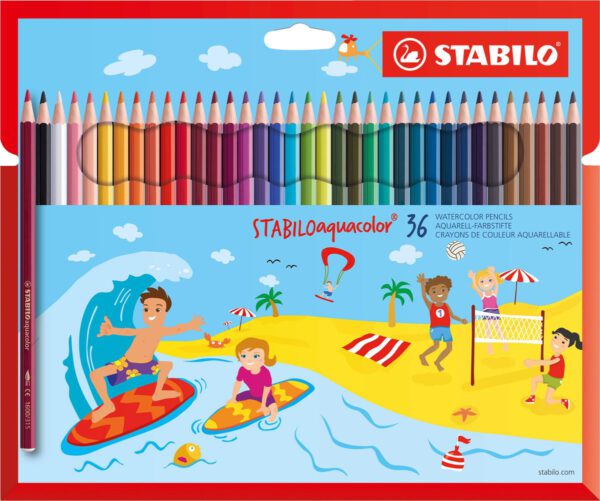 Stabilo – Aquacolor – Multi kleurpotloden – 36 stuks