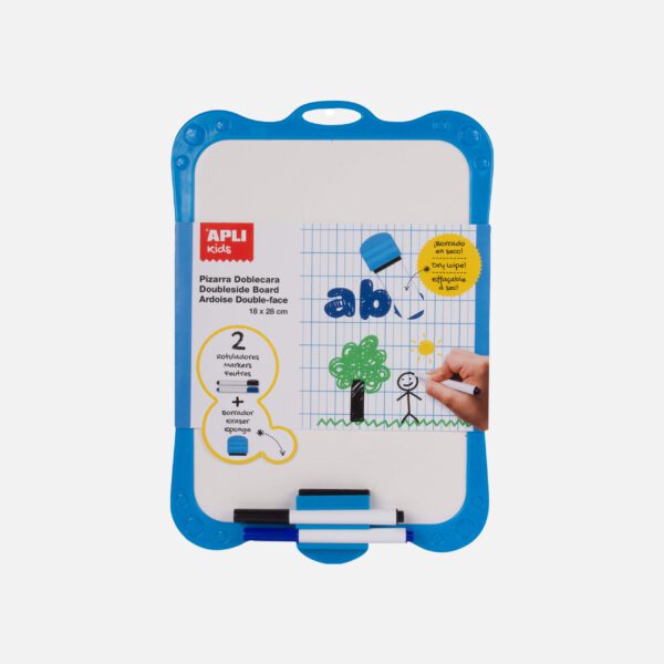 Apli Whiteboard – 2 zijdig – 18 x 28 cm