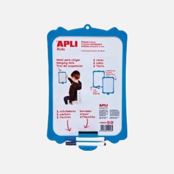 Apli Whiteboard – 2 zijdig – 18 x 28 cm - Afbeelding 2