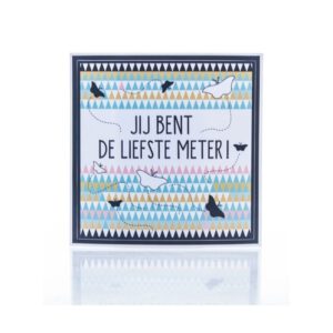 Sticker - Jij bent de liefste meter - Nordic Silhouette