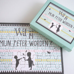 Minimou Puzzel - Wil jij mijn Peter worden?