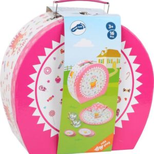 Picknickmand met thee set