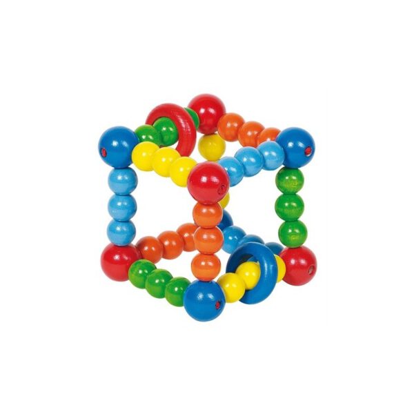 Cube rattle, een kubus rammelaar