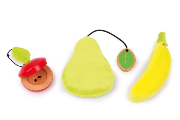 Muziekinstrumenten 'Houten fruit'