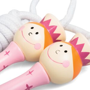 Houten springtouw prinses