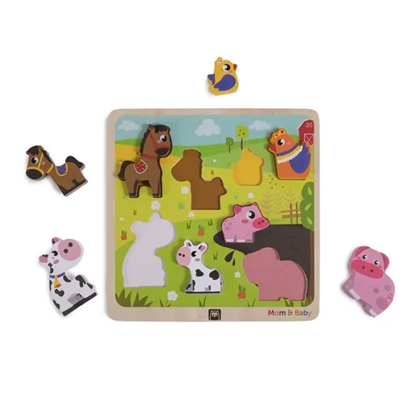 Puzzel boerderijdieren