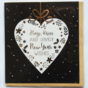 New Year, Hugs and kisses, vierkant