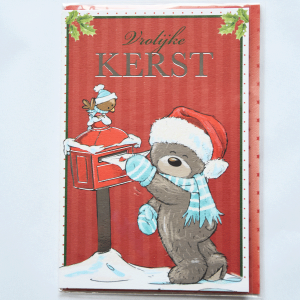 Prettige kerstdagen en gelukkig nieuwjaar (Pakket beer 2X)