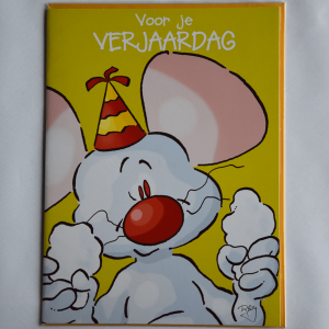Grote kaart: Muis Verjaardag