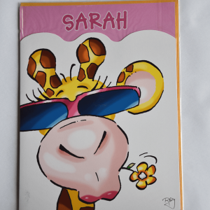 Grote kaart: Sarah - 50 jaar