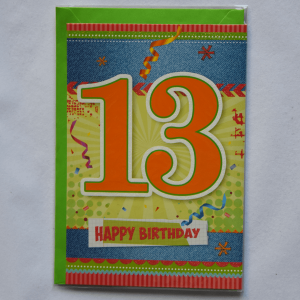 Verjaardag: 13 jaar