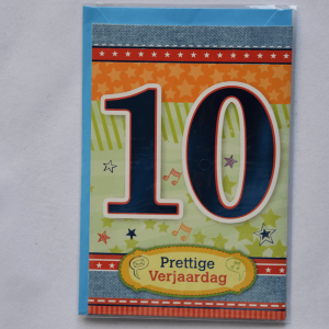 Verjaardag: 10 jaar