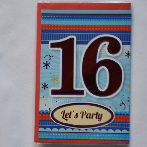 Verjaardag: 16 jaar