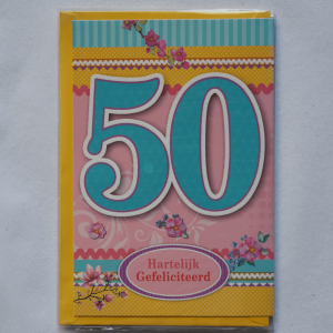 Verjaardag: 50 jaar