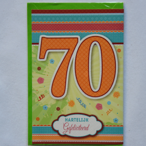 Verjaardag: 70 jaar