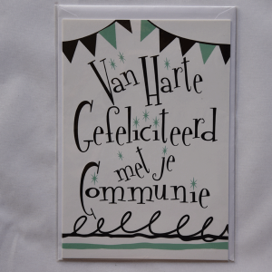 Van harte gefeliciteerd met je communie