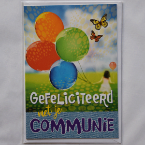 Gefeliciteerd met je communie