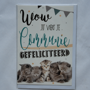 WOW jij viert je communie - Gefeliciteerd