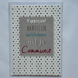 Gefeliciteerd met je communie