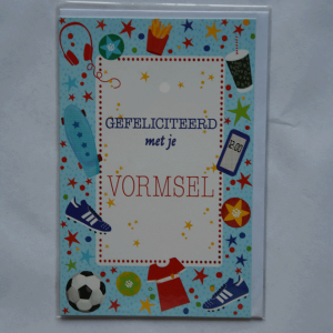 Gefeliciteerd met je vormsel